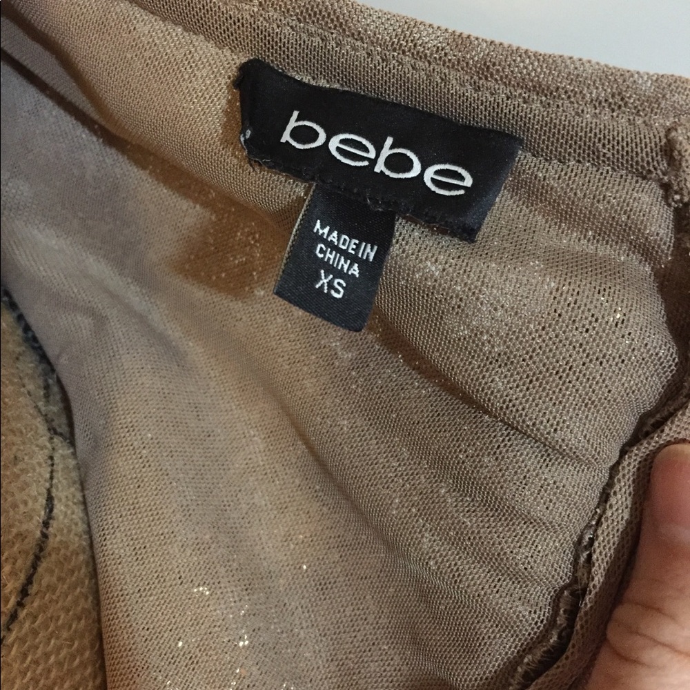 Like New Be-Be Rose Gold Sequin Top - Picture 3 of 11